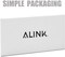 ALINK Light Pink Blue White Paper Straws Bulk, 100 Biodegradable Party Straws for Boy Girl Baby Shower, Gender Reveal, Birthday, Wedding and Celebrations